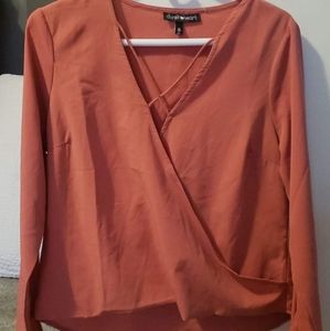 Coral Blouse